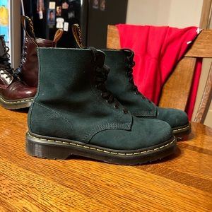 Dr.Martens Size9, Suede Green